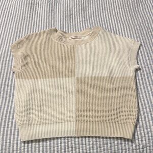 Moon & Madison Two-Tone Knit Sweater